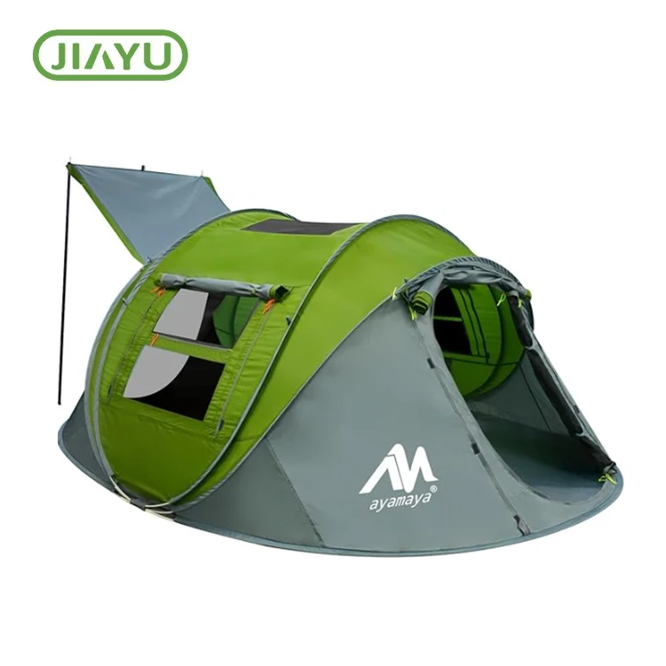 Automatesch séier Open Camping Zelt