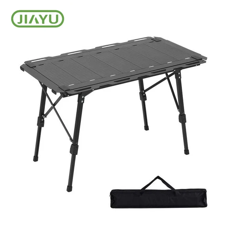 Klappend Aluminium-Eisen Outdoor Camping Dësch