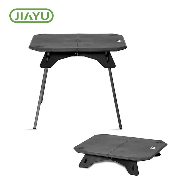 Liichtgewiicht flappbar Mini Camping Dësch