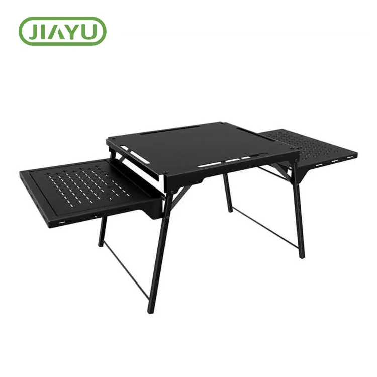 Portable Klappend Aluminium-Eisen Camping Dësch