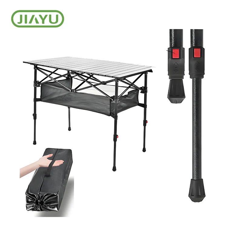 Ultralight zesummeklappbare Camping Dësch